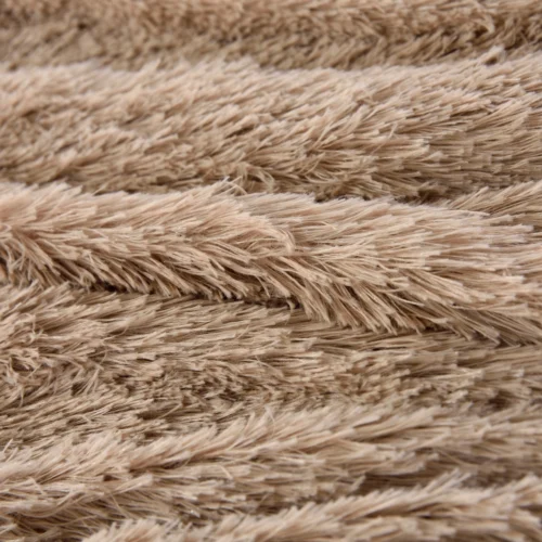 PMJ-03c Fluffy Dekbedovertrek Beige Bont PMJ-03 200x200/220