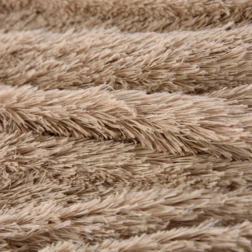 PMJ-03c Fluffy Dekbedovertrek Beige Bont PMJ-03 200x200/220