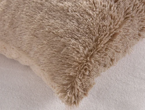 PMJ-03d Fluffy Dekbedovertrek Beige Bont PMJ-03 200x200/220