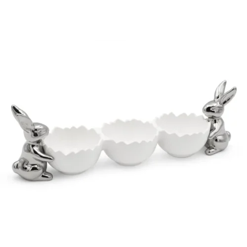 810px_CW12-1 Pasen Eierhouder - Wit/Zilver