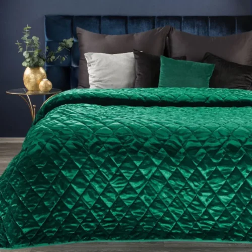 810px_NAB-02 Luxe Velvet Bedsprei Tijger - Groen