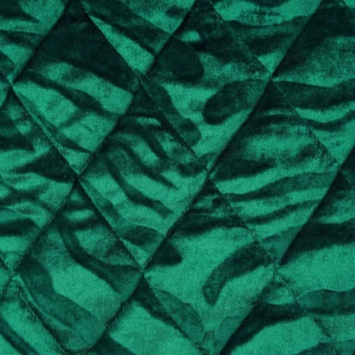810px_NAB-02a Luxe Velvet Bedsprei Tijger - Groen