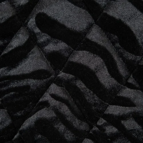 810px_NAB-03a Luxe Velvet Bedsprei Tijger - Zwart