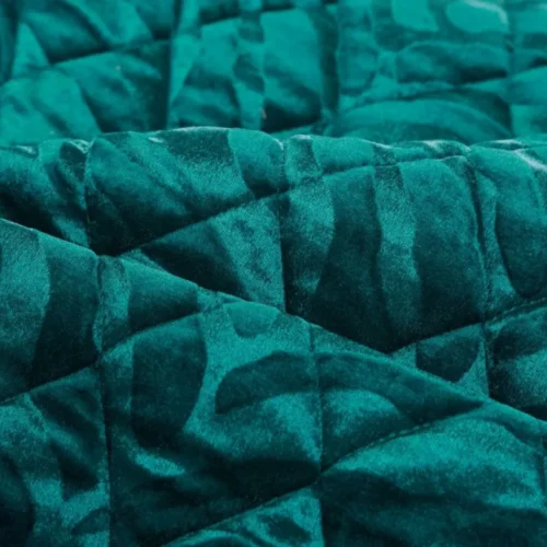 810px_NAB-04b Luxe Velvet Bedsprei Tijger - Turquoise