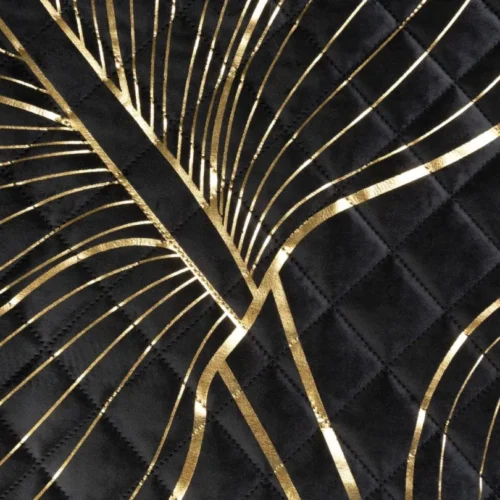 810px_NKA-01a Luxe Velvet Bedsprei Tijger - Zwart