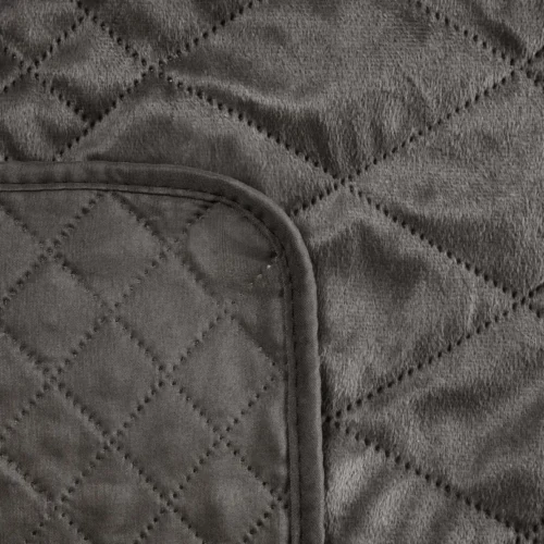 810px_NKT-07B Gewatteerde Velvet Bedsprei Croco - Grijs