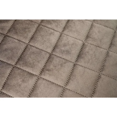 Gewatteerde Velvet Sprei - Taupe