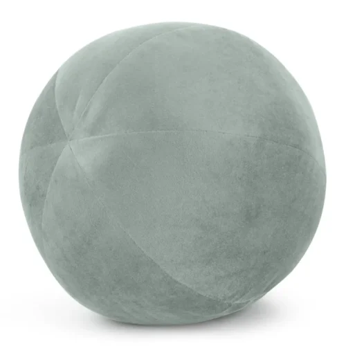 810px_PODT-21 Decoratief Bolvormig Kussen Lichtgrijs/groen