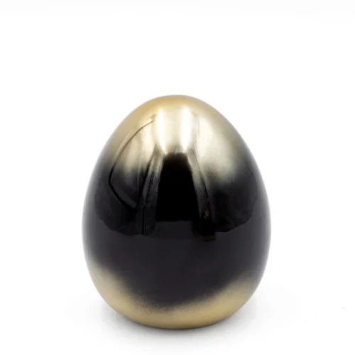 Paasei Zwart/Goud - Klein