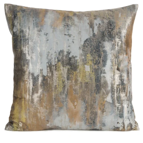 J02G-02 Fluweelen kussenhoes met metallic print J02G-02