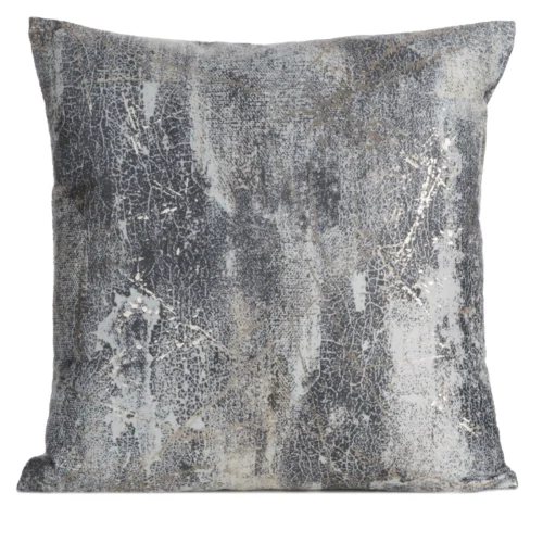 JA155-03 Velours kussenhoes met metallic print JA155-03