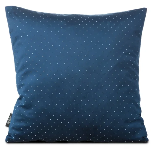 JA157-04 Fluwelen kussenhoes met ringen diamanten marineblauw JA157-04