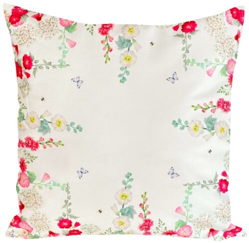 JCL-655-dobre Velours kussensloop met wilde bloemen JCL-655