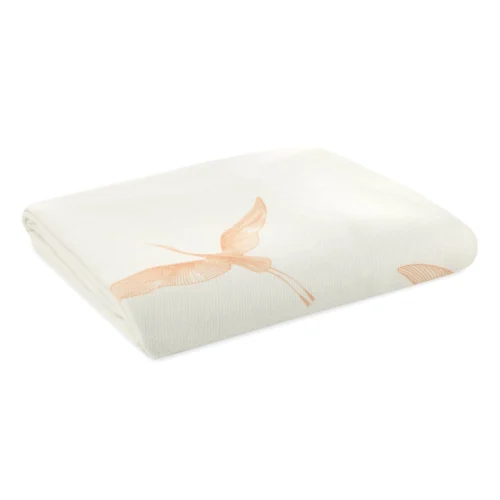 Deken  met kraanvogel print K150-03