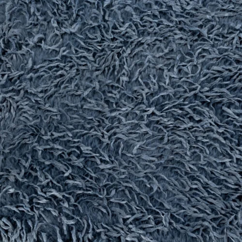 Dubbelzijdige deken van bont K181-03 blauw
