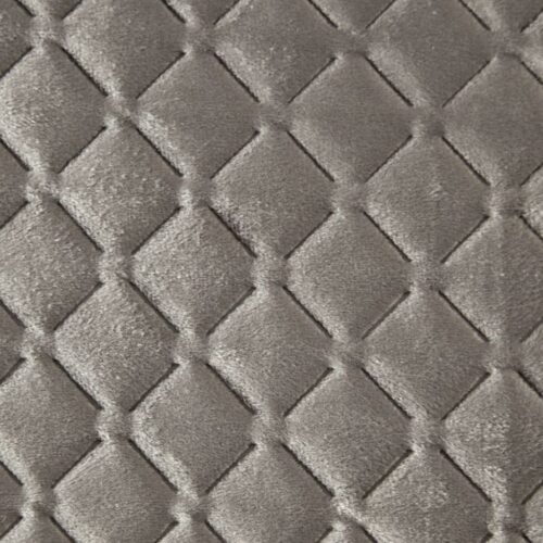 NGM-09b Velvet Bedsprei Honingraat - Taupe