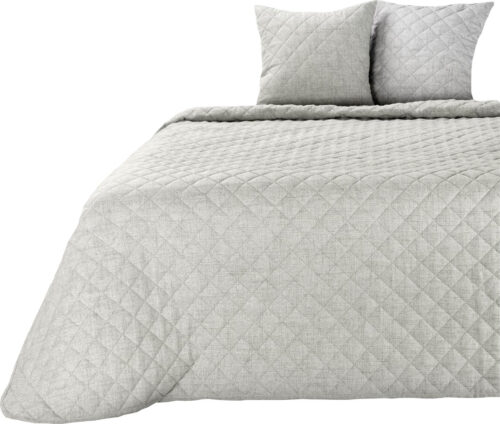 NJA-01 Gewatteerde Bedsprei Linnenlook - Havermout