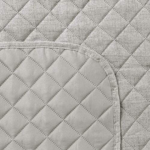 NJA-01A Gewatteerde Bedsprei Linnenlook - Havermout
