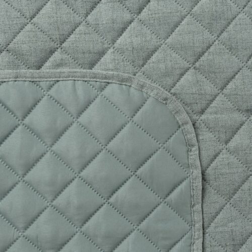 NJA-02A Gewatteerde Bedsprei Linnenlook - Mint
