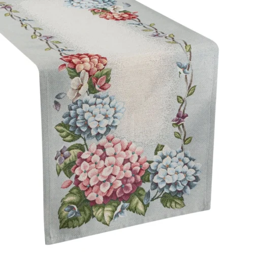 OJG-01-b Wandloper met geweven bloemenpatroon OJG-01