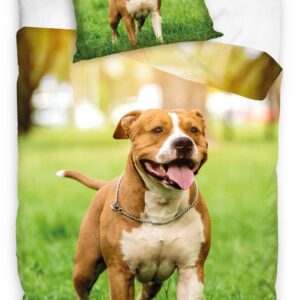 Dekbedovertrek katoenen Bull Terrier PON-222