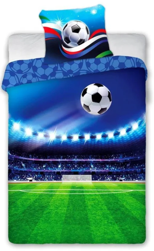 Dekbedovertrek katoen voetbalveld POW-117