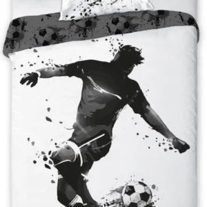 Dekbedovertrek katoenen voetbal POW-118
