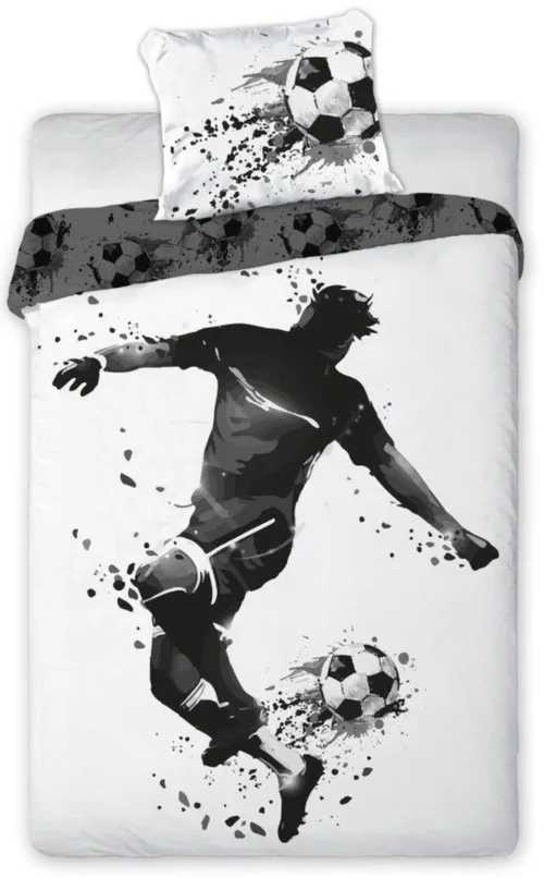 POW-118 Dekbedovertrek katoenen voetbal POW-118