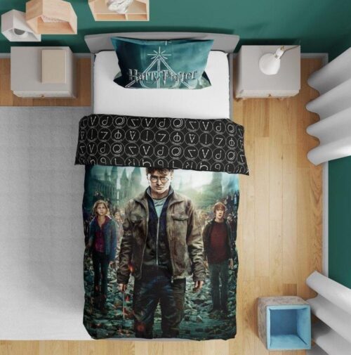 Dekbedovertrek Harry Potter trio POW-157