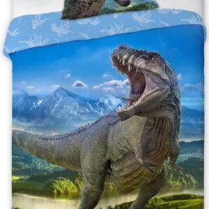 Dekbedovertrek van katoen dinosaurus POW-168