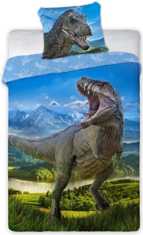 Dekbedovertrek van katoen dinosaurus POW-168