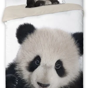 Dekbedovertrek van katoen Panda POW-59