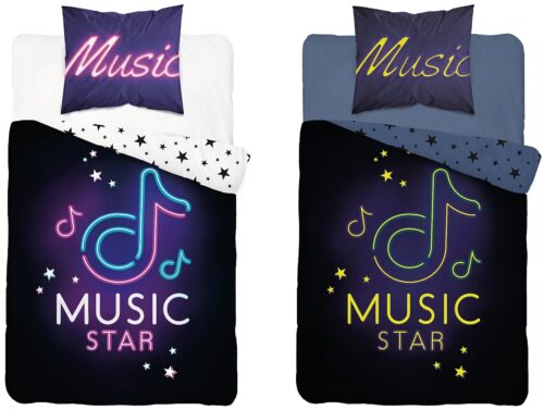 PPE-101a Dekbedovertrek glow in the dark Muziek 160x200 PPE-101
