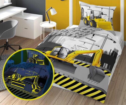 Dekbedovertrek glow in the dark Graafmachine 160x200 PPE-124