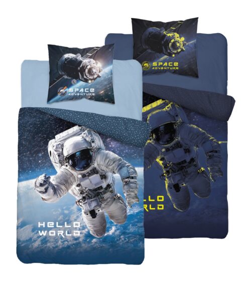 PPE-69c Dekbedovertrek glow in the dark Astronaut 160x200 PPE-69