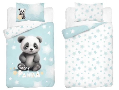 PPG-123a Dekbedovertrek katoen Baby Panda PPG-123