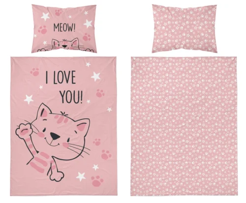 PPG-127b Dekbedovertrek katoen kat ILOVEYOU PPG-127