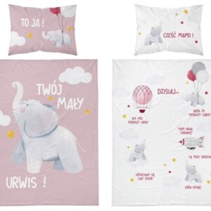 Dekbedovertrek Baby Olifant PPH-40