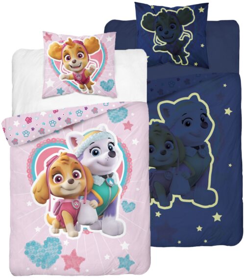 PPK-03 Dekbedovertrek katoen Paw Patrol PPK-03 Glow-in-the-Dark