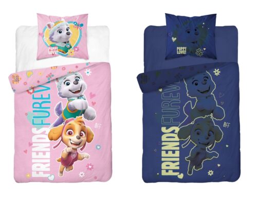 PPK-04a Dekbedovertrek Glow in the Dark Paw Patrol 160x200 PPK-04