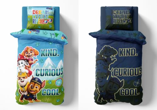 PPK-06d Dekbedovertrek glow in the dark Paw Patrol 160x200 PPK-06
