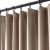 Beige velours plooigordijn ZMR-07