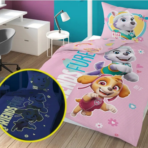 ppk-04 glow in the dark dekbedovertrek paw patrol2