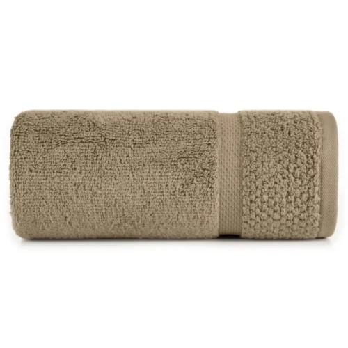 810px_R172-03 Luxe Katoenen Handdoek met Structuur - Honingbruin
