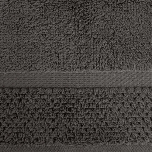 810px_R172-04B Luxe Katoenen Handdoek met Structuur - Donkerbruin