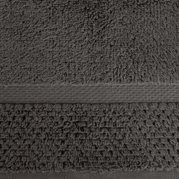 810px_R172-04B Luxe Katoenen Handdoek met Structuur - Donkerbruin