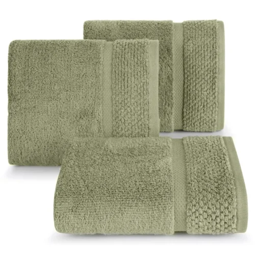 810px_R172-06A Luxe Katoenen Handdoek met Structuur - Sage