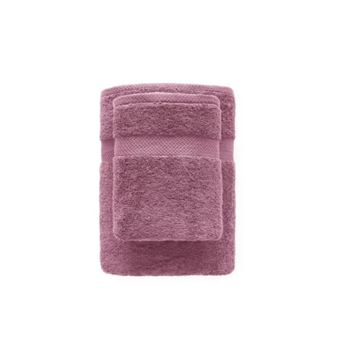 810px_RF13-05a Katoenen Handdoek met Decoratieve Rand - Roze