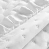Gewatteerde Sprei met Ruches - Wit