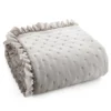 Gewatteerde Sprei met Ruches - Bruin